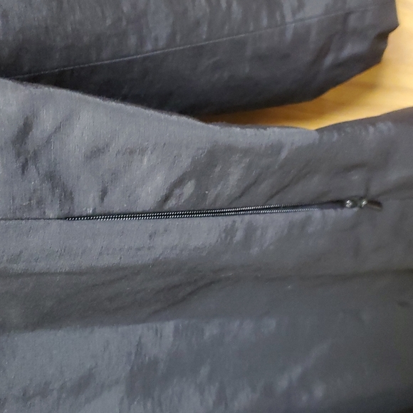 Eileen Fisher black satin coat Sz M - Picture 6 of 10